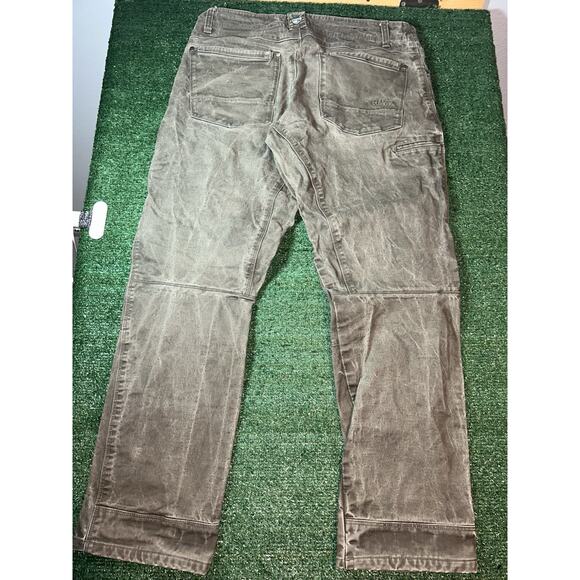 VTG Outdoor Kuhl Canvas Olive green Pants Mens Size 36x32 - Picture 9 of 12